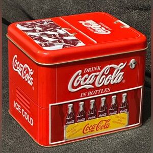 Coca-Cola 2000 Vintage Tin Container